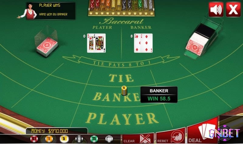 Bet thủ cược baccarat cần chú ý hạn chế cược cửa hòa