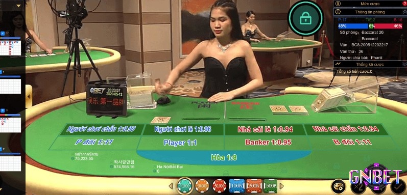 Khái niệm live baccarat online