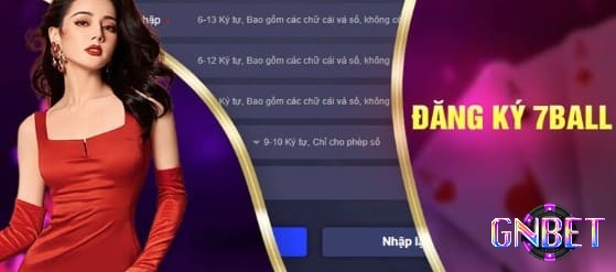 Đăng ký tài khoản tại 7ball casino khá nhanh