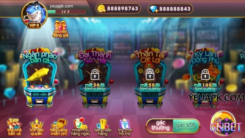 Game mod bắn cá có đồ họa sắc nét và âm thanh rất tinh tế