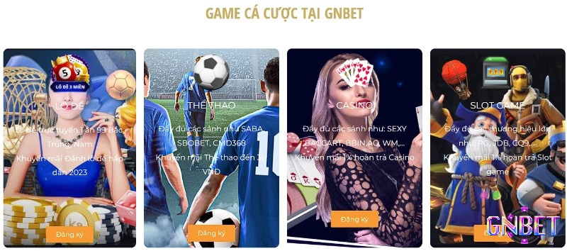 Tại Gnbet bạn có thể cá cược các giải đấu lớn như: Ngoại hạng Anh, World Cup,...