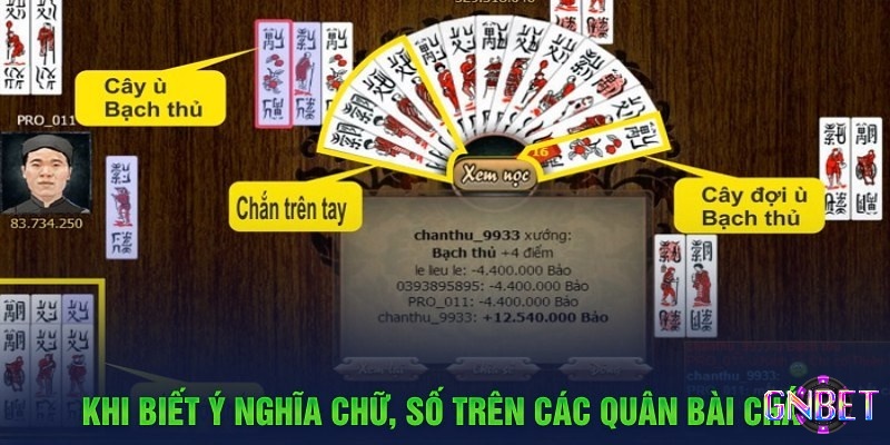 Ý nghĩa các quân bài chắn ra sao? Giải đáp