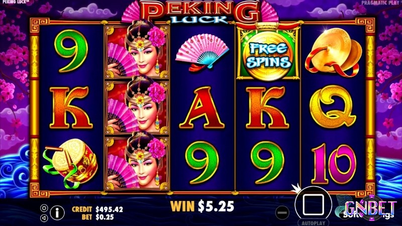 Biểu tượng trong Peking Luck Jackpot thiết kế đầy màu sắc