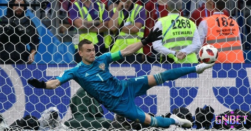 Igor Akinfeev là thủ môn có kỹ thuật bắt bóng tốt tại World Cup