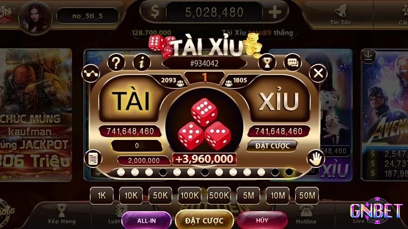 Các bước tham gia đánh tài xỉu online Gnbet hiệu quả