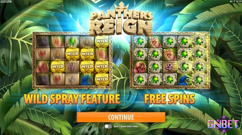 Panther’s Reign slot được phát triển bởi Quickspin và có nhiều tính năng thưởng thú vị