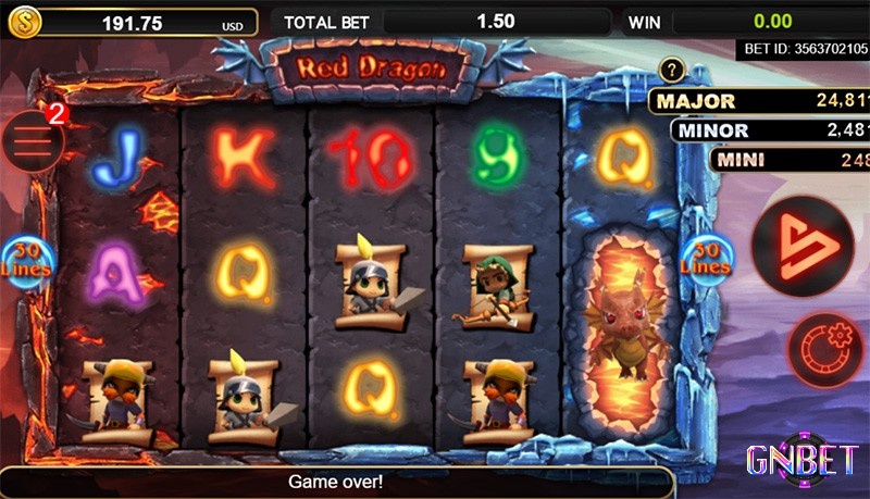 RTP của game slot Rồng Đỏ này khá cao và phù hợp với nhiều người