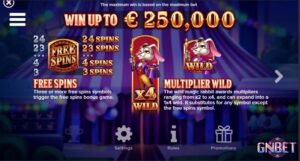 Respin Circus slot về chủ đề rạp xiếc của ELK Studios