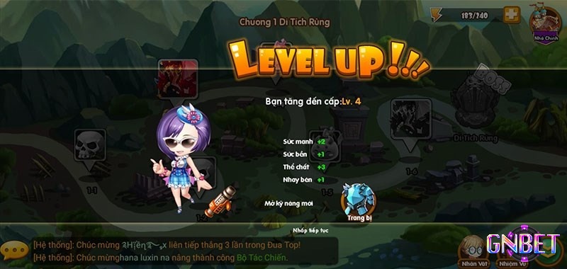 Game GunGun có nhân vật đa dạng với trang phục và skin khác nhau