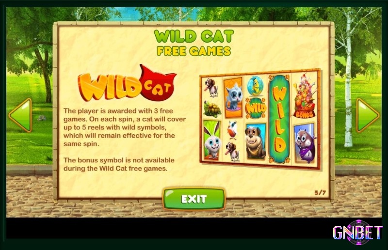 Wild Cat Free Games sẽ giúp bạn có 3 vòng quay miễn phí