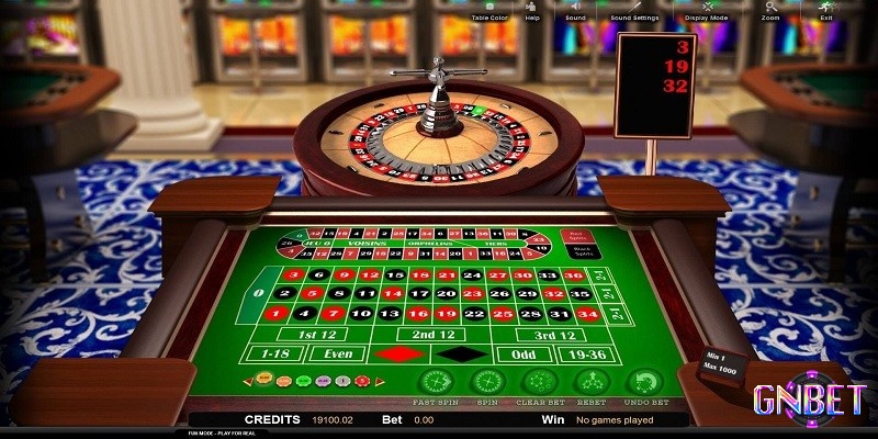 Các cửa cược được đưa ra khá đa dạng khi chơi roulette